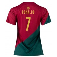 Koszulka piłkarska Portugalia Cristiano Ronaldo #7 Strój Domowy dla kobiety MŚ 2022 tanio Krótki Rękaw